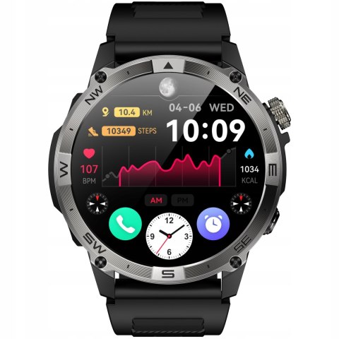 Smartwatch Wenom Explorer Ip68 Gps, Amoled, Pulsometr, Krokomierz, Rozmowy