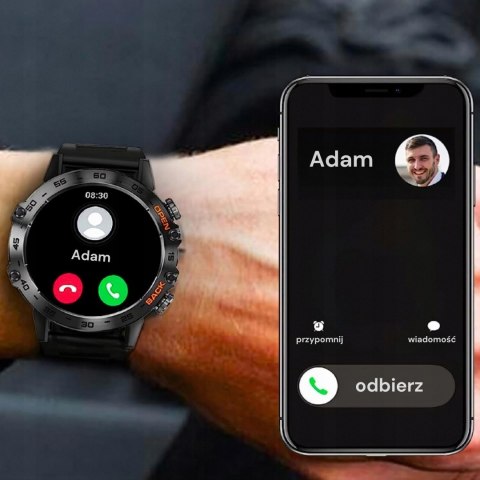 Zegarek Smartwatch Męski 360X Ponad 100 Trybów Sportowych 4 Wersje Interfejsu