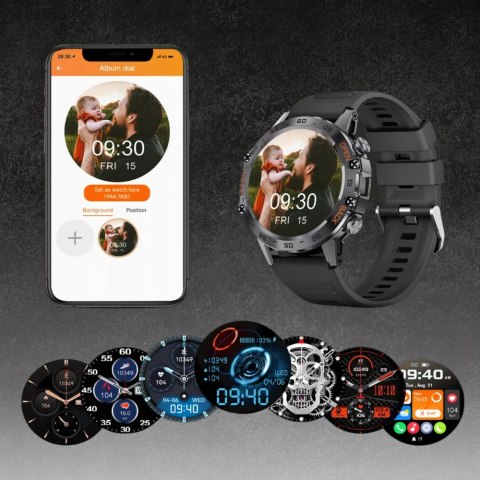 Zegarek Smartwatch Męski 360X Ponad 100 Trybów Sportowych 4 Wersje Interfejsu