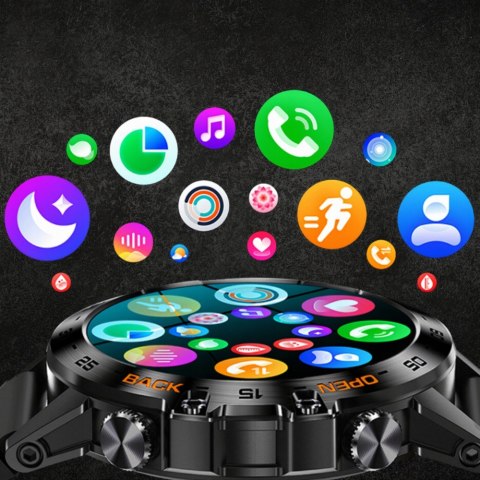 Zegarek Smartwatch Męski 360X Ponad 100 Trybów Sportowych 4 Wersje Interfejsu