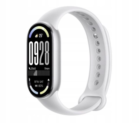 Xiaomi Smart Band 10 Srebrny - Amoled Z 1,72 Cal, Kroki I Tętno, 5 Atm