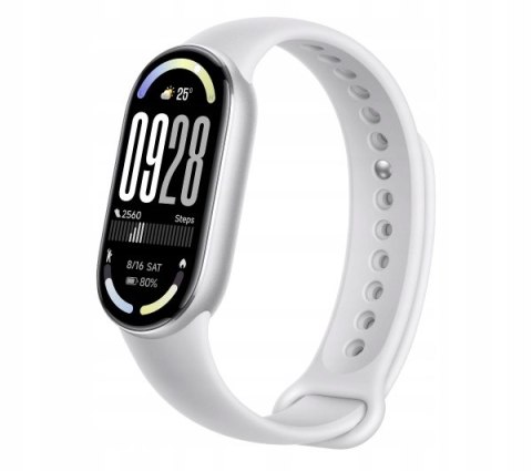 Xiaomi Smart Band 10 Srebrny - Amoled Z 1,72 Cal, Kroki I Tętno, 5 Atm