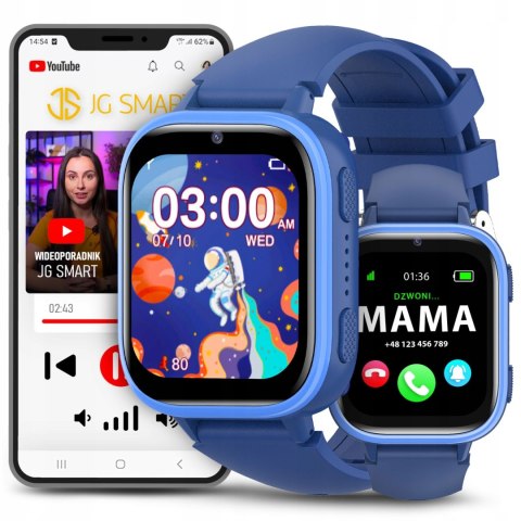Dziecięcy Smartwatch Z Kartą Sim - Połączenia, Gry, Aparat, Polskie Menu