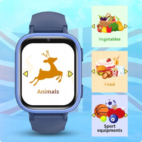 Dziecięcy Smartwatch Z Kartą Sim - Połączenia, Gry, Aparat, Polskie Menu