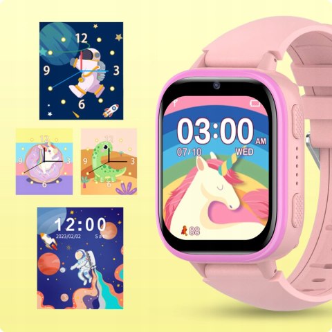 Dziecięcy Smartwatch Z Telefonem I Sim, Gry, Nauką, Aparat, Polskie Menu