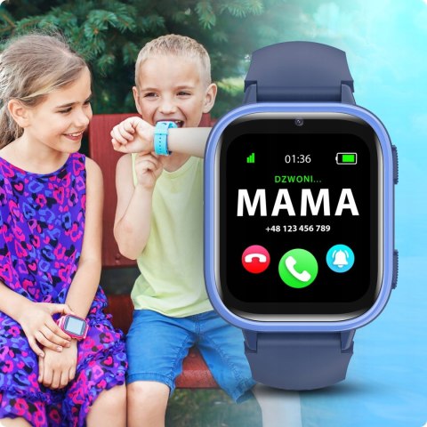 Dziecięcy Smartwatch Z Telefonem I Sim, Gry, Nauką, Aparat, Polskie Menu