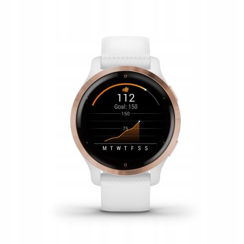 Garmin Venu 2S Biały - Smartwatch Gps Amoled 25 Trybów, 10 Dni Baterii