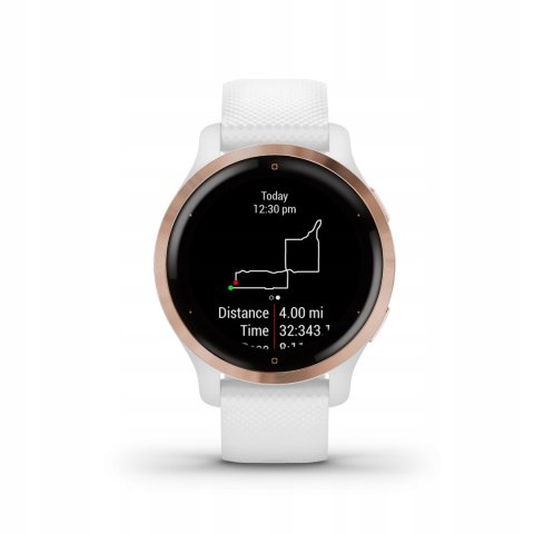 Garmin Venu 2S Biały - Smartwatch Gps Amoled 25 Trybów, 10 Dni Baterii