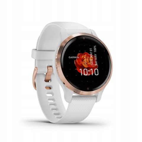 Garmin Venu 2S Biały - Smartwatch Gps Amoled 25 Trybów, 10 Dni Baterii