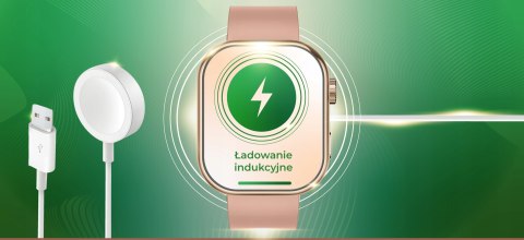 Smartwatch 300Ma Rozmowy, Powiadomienia, Glukoza, 4 Paski, Polskie Menu