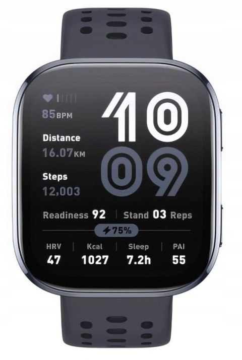 Smartwatch Amazfit Bip 6 Czarny Amoled 1,97 Gps Bluetooth 5Atm 140 Trybów
