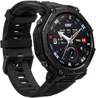 Smartwatch Amazfit T-Rex 3 Pro Czarny, Militarny Z Gps, Amoled 3000 Nitów