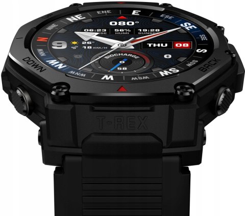 Smartwatch Amazfit T-Rex 3 Pro Czarny, Militarny Z Gps, Amoled 3000 Nitów
