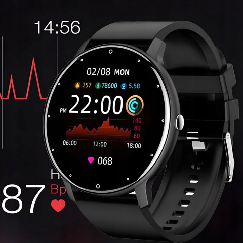 Smartwatch Ciśnieniomierz Ekg, Krokomierz, 7 Trybów, Ios/Android, Polski