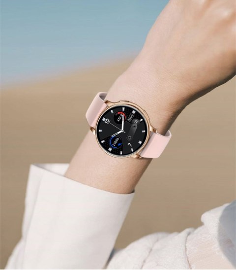 Smartwatch Damski Amoled 2025 Rozmowy Ciśnieniomierz 300Mah Polskie Menu