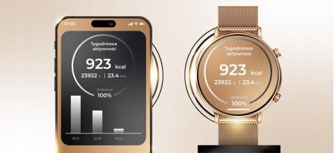 Smartwatch Damski Polski 280Mah 4 Paski: Rozmowy I Powiadomienia, Sport