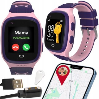 Smartwatch Dla Dzieci Z Gps, Sim, Telefonem, Wideo Rozmowami, Kamerą Ip67