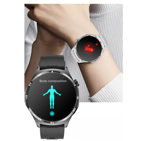Smartwatch Ekg, Ciśnieniomierz, Glukoza, Skład Krwi, Amoled, Polskie Menu