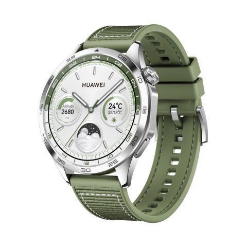 Smartwatch Huawei Watch Gt 4 46Mm Zielony, Ultra 14 Dni Baterii, Gps, 5Atm