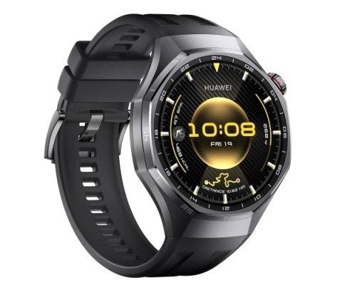 Smartwatch Huawei Watch Gt6 Pro 46Mm Czarny Nfc, Monitor Snu, Krokomierz