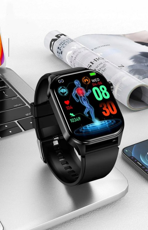 Smartwatch Męski Ekg, Ciśnieniomierz, Pomiar Glukozy, Tętna I Ciśnienia
