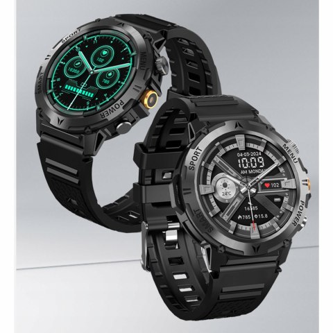 Smartwatch Męski Gps Ip68 Polskie Menu Rozmowy I Monitoring Zdrowia 7 Dni