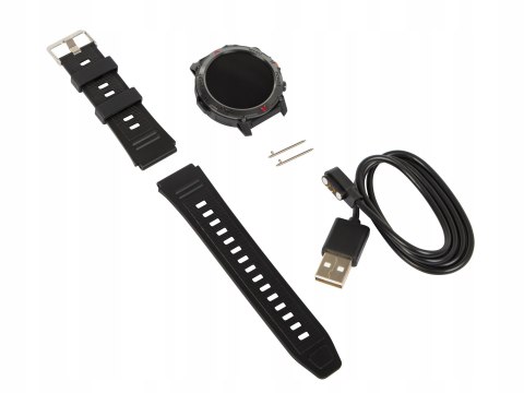 Smartwatch Męski Gps Ip68 Polskie Menu Rozmowy I Monitoring Zdrowia 7 Dni