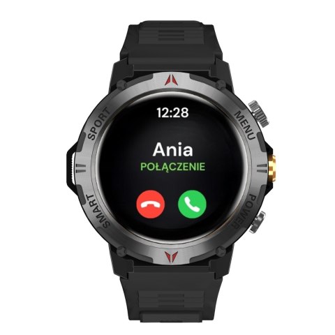 Smartwatch Męski Gps Ip68 - Polskie Menu, Rozmowy, Monitoring Zdrowia 7 Dni