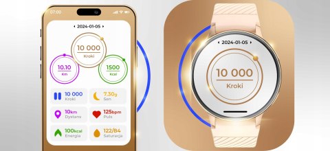 Smartwatch Z Polskim Menu, Rozmowy, Powiadomienia, Sport - 280Mah, 4 Paski