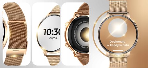 Smartwatch Z Polskim Menu, Rozmowy, Powiadomienia, Sport - 280Mah, 4 Paski