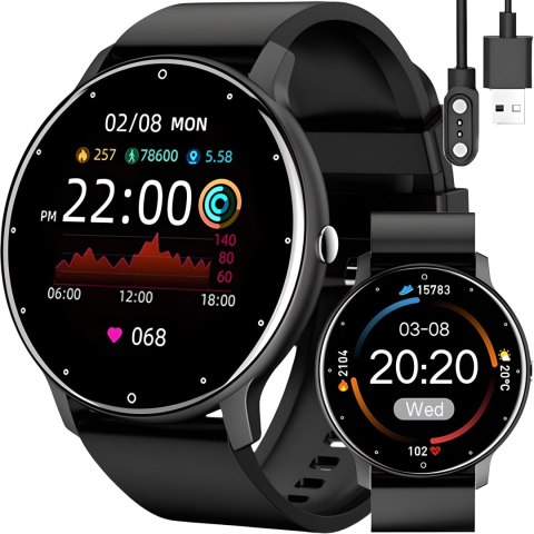 Zegarek Smartwatch Ciśnieniomierz Krokomierz Ekg, 7 Trybów, Ios/Android