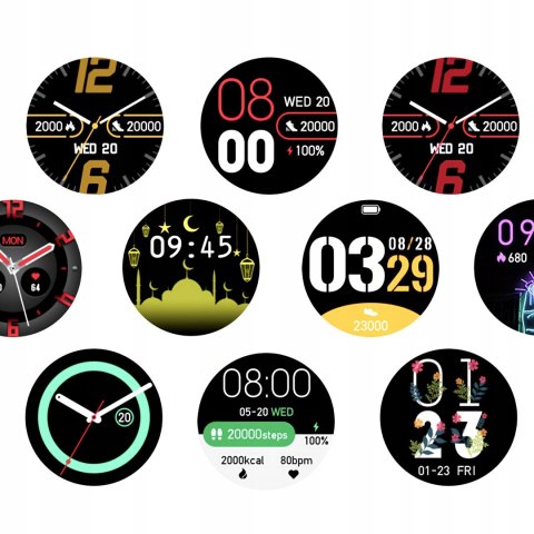 Zegarek Smartwatch Ciśnieniomierz Krokomierz Ekg, 7 Trybów, Ios/Android