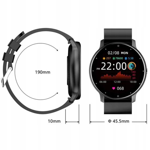 Zegarek Smartwatch Ciśnieniomierz Krokomierz Ekg, 7 Trybów, Ios/Android