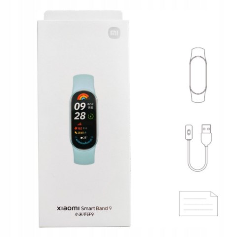 Xiaomi Smart Band 9 - Wyświetlacz Amoled 1,62, 1200 Nitów, 21 Dni Baterii