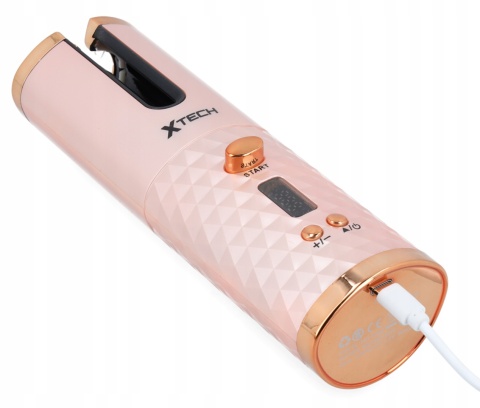 Automatyczna lokówka XTech F680 z ceramiczną powłoką, różowe złoto