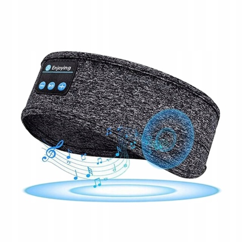 Bezprzewodowa opaska ze słuchawkami Bluetooth do biegania i snu