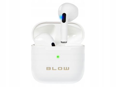 Bezprzewodowe Słuchawki Douszne Bluetooth 5.3 z Mikrofonem X-BASS Białe