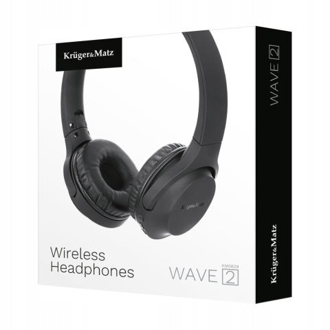Bezprzewodowe Słuchawki Kruger&matz Wave 2 z Mikrofonem i Bluetooth