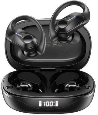 Bezprzewodowe słuchawki Lenovo LP75 z Bluetooth 5.3 i etui 40h