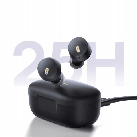 Bezprzewodowe Słuchawki Douszne Baseus Bluetooth 5.3 Czarne Redukcja Szumów