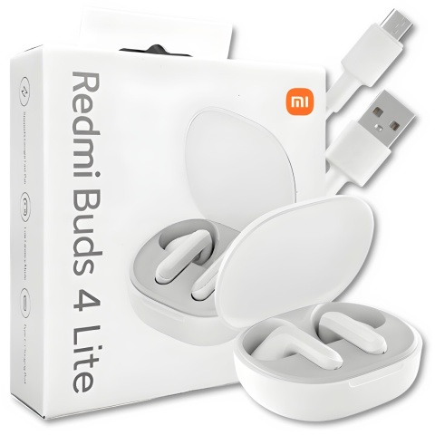 Bezprzewodowe słuchawki Xiaomi Redmi Buds 4 Lite, Bluetooth 5.3, IP54