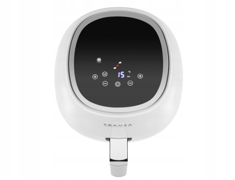 Beztłuszczowa frytkownica 2,5L z LED, 5 programów, dotykowy panel, biały