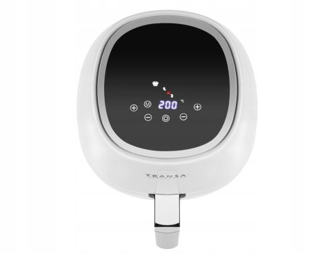 Beztłuszczowa frytkownica 2,5L z LED, 5 programów, dotykowy panel, biały