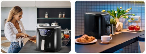 Frytkownica Beztłuszczowa Berdsen 5L 1500W, Szybkie Nagrzewanie, LED