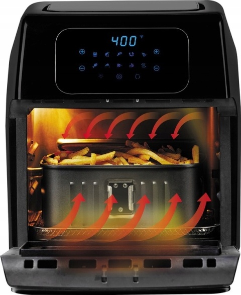 Frytkownica Beztłuszczowa Lund 12L 1800W z Timerem i 10 Programami