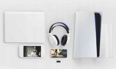 Słuchawki Steelseries Arctis 7P+ Białe 30h Bezprzewodowe Gamingowe