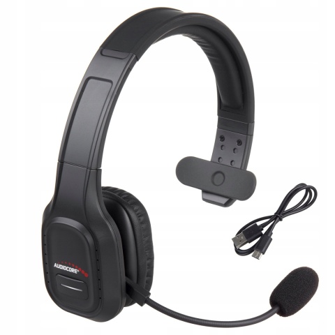 Słuchawki bezprzewodowe Audiocore AC864 z mikrofonem do call center