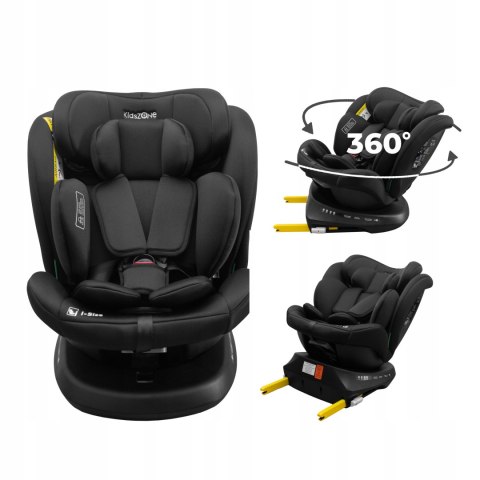 Fotelik Obrotowy 360° Isofix I-Size 0-36 Kg Z Memory Foam Rosnący 40-150 Cm