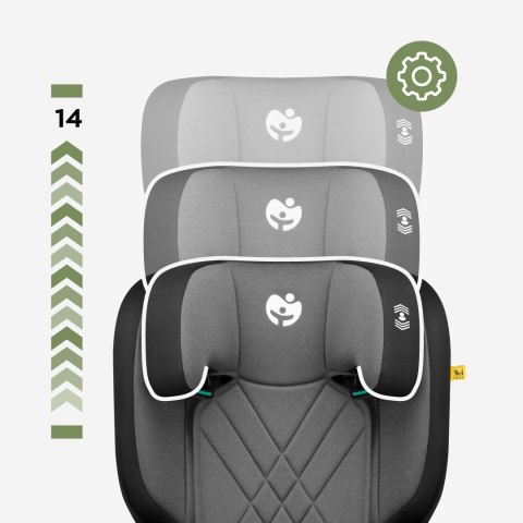 Fotelik Samochodowy Dziecięcy 2W1 Isofix I-Size 100-150Cm Ochrona Boczna