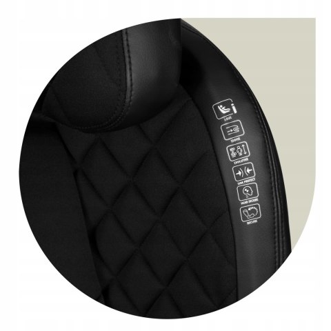 Fotelik Samochodowy Isofix I-Size 15-36Kg 12 Stopni Regulujący Zagłówek